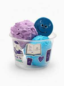 Ube And Candy Ice Cream - Roots Cafe ajman