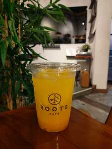 Mango Lychee Drink - Roots Cafe ajman
