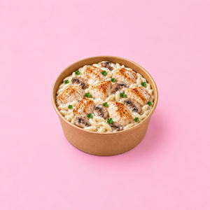 Creamy Chicken and Mushroom Orzto Risotto - MAMAMEZA abu-dhabi