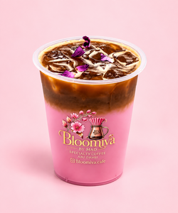 Iced Rose Spanish Latte  - Bloomiva By MAD abu-dhabi