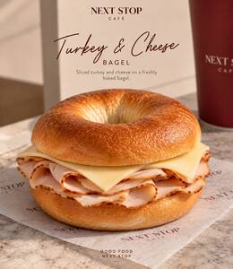 Turkey&Cheese Bagel - Next Stop dubai