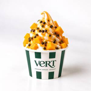 Passion Fruit with Mango Slices - Vert Speciality Coffee ajman