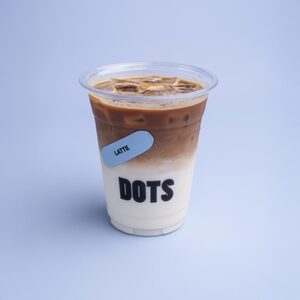 Iced Latte - Dots Cafe fujairah