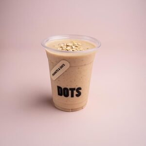 Peanut & Oat Smoothie - Dots Cafe fujairah