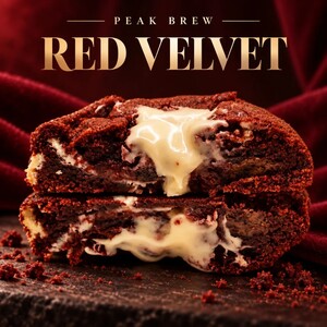 Red Velvet Cookies (1 piece) - Peak Brew  dubai