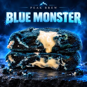 Blue Monster Cookies (1 piece) - Peak Brew  dubai