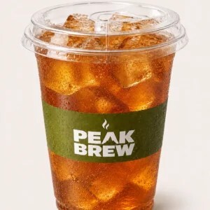 Peach Iced Tea  - Peak Brew  dubai
