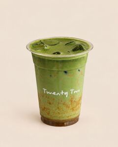 Cinnamon Apple Matcha - Twenty Two Cafe sharjah