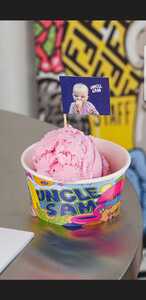 lampone icecream  - Uncle Sam sharjah