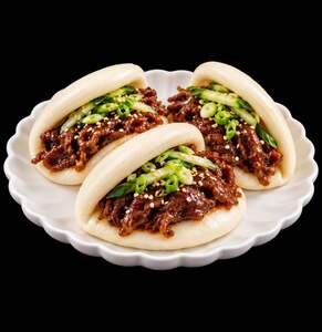 Teriyaki Beef Bao - Mubahars Noodle Bar abu-dhabi