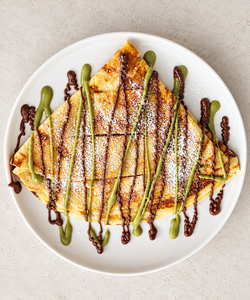 Mix Chocolate & Pistachio Crepe - ESPRSO LOUNGE dubai