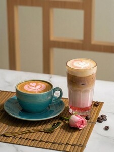 Hot Rose Latte - Chawa Japan sharjah