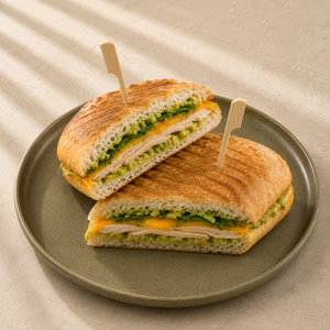 Turkey, Guacamole & Cheddar - ZOI Cafe AlJimi al-ain