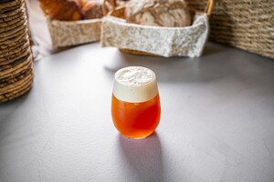 Peach Iced Tea - ZOI Cafe AlQattara al-ain