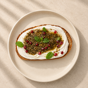 Labneh & Zaatar Toast - ZOI Cafe AlQattara al-ain