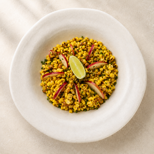 Charred Sweetcorn Salad - ZOI Cafe AlQattara al-ain