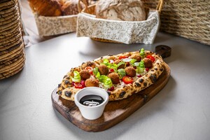Falafel & Labneh Flatbread - ZOI Cafe AlQattara al-ain