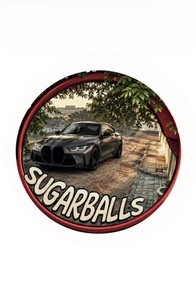 BMW Metal Sticker - Sugarr Balls sharjah