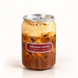 Canned Golden Hour  - Spiral Cafe sharjah