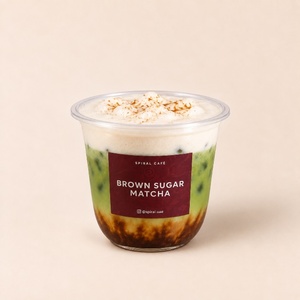 Brown Sugar Matcha - Spiral Cafe sharjah