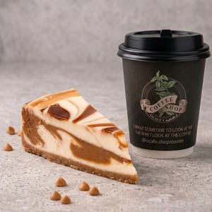 Dulce De Leche Cheesecake & Coffee | تشيزكيك دولسي دي ليتشي مع القهوة - O Cafe ras-al-khaimah