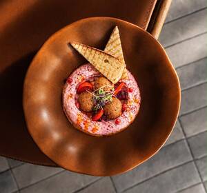 Pink Ribbon Hummus - Zoi AlRawdah abu-dhabi