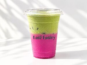 Pink Blossom Matcha - Late Eatery 77 Valley dubai