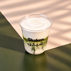 Salted Vanilla Matcha - Shaken. dubai
