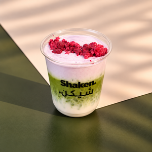 Raspberry Matcha - Shaken. dubai