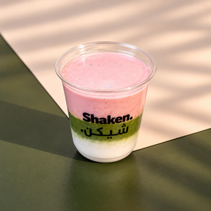 Strawberry Matcha - Shaken. dubai