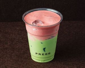 Strawberry Matcha - Press AlQana abu-dhabi