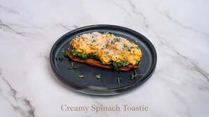 Creamy Spinach Toastie - Home Bakery Kitchen dubai