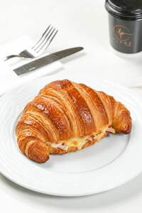 Turkey and Cheese Croissant  - La Plage Cafe fujairah