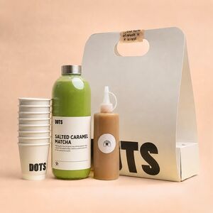 Salted Caramel Matcha (1 liter) - Dots Cafe abu-dhabi