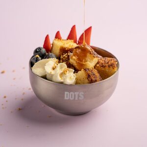 Caramel French Toast - Dots Cafe abu-dhabi