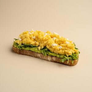 Egg & Guacamole Toast - Dots Cafe abu-dhabi