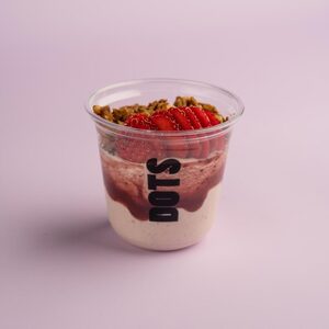 Pink Yogurt Parfait - Dots Cafe abu-dhabi