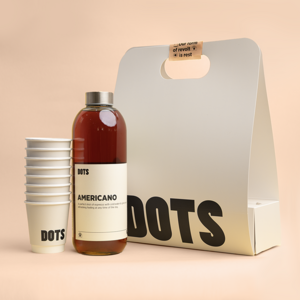 Iced Americano (1 liter) - Dots Cafe abu-dhabi