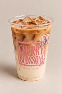 Iced Latte - Cherry Blossom Brew dubai