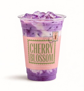 Ube Matcha  Latte - Cherry Blossom Brew dubai