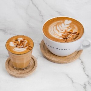 Drivu Hot Sweetened Coconut Latte