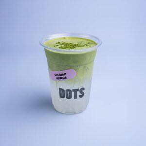 Coconut Matcha - Dots Cafe abu-dhabi