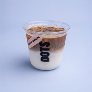 Iced Spanish Cortado - Dots Cafe abu-dhabi