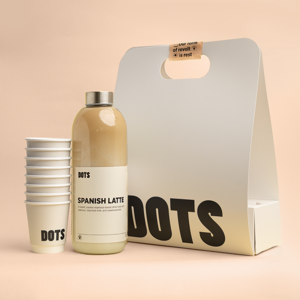Iced Spanish Latte (1 liter) - Dots Cafe al-ain