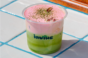 Strawberry Matcha - Irvine al-ain