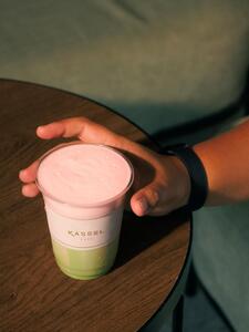 Strawberry Matcha - KASSEL Cafe al-dhaid