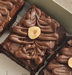 Nutella Brownie - Cherry Blossom Brew dubai
