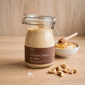 Salted Cashew Nut Butter Jar 450g - BKD by Gemini ajman