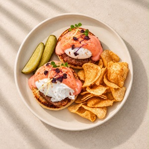 Blush Benedict  - ZOI Cafe AlQattara al-ain