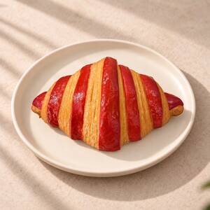 Pinktober Croissant - ZOI Cafe AlQattara al-ain